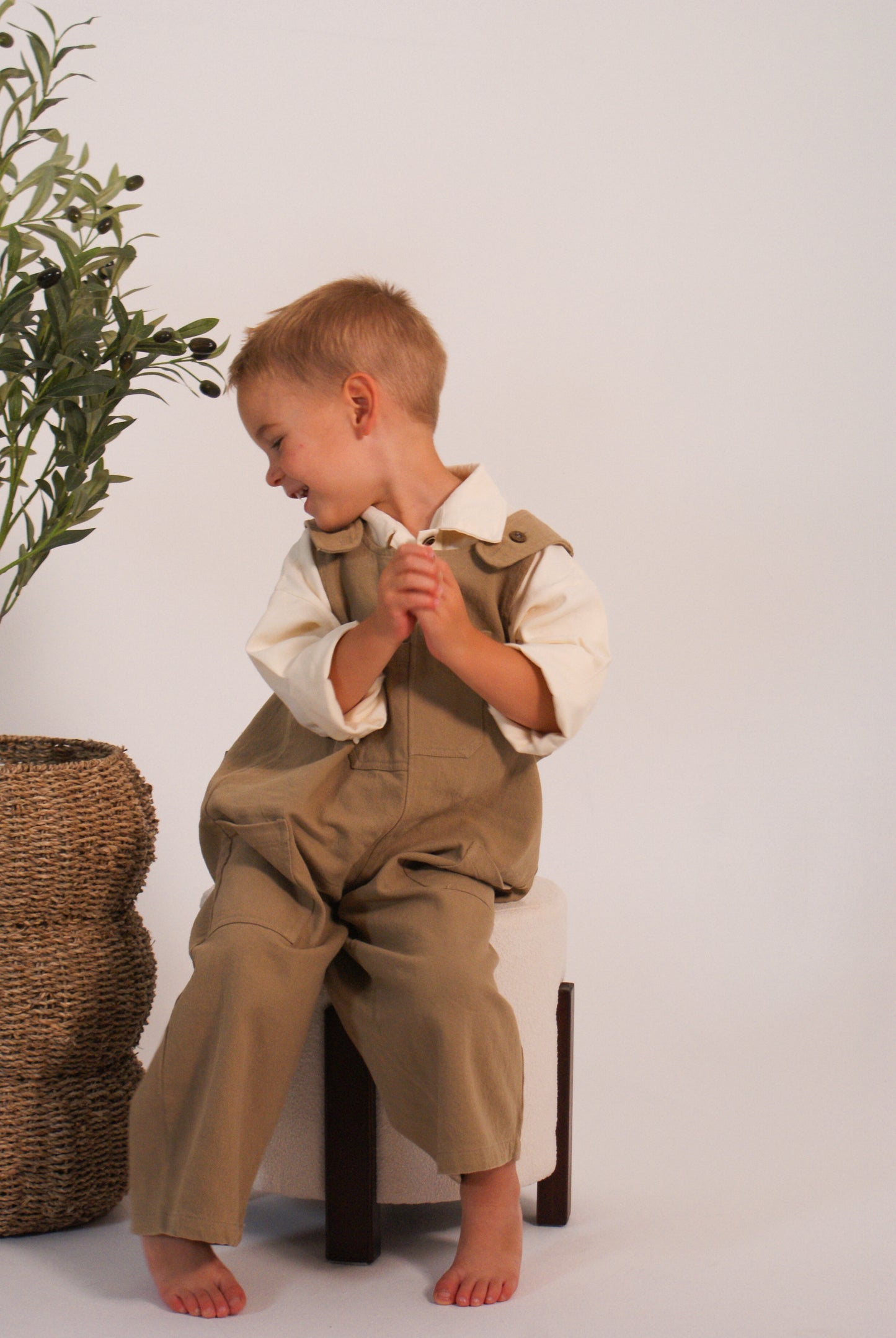 Salopette Coton Brume